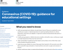 Coronavirus (COVID-19): guidance for educational settings